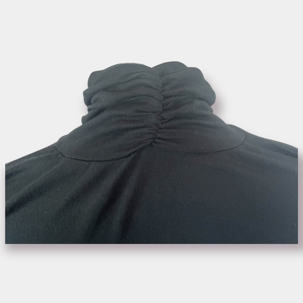 Soft Surroundings Turtle Neck Ruching Size Large - image 7